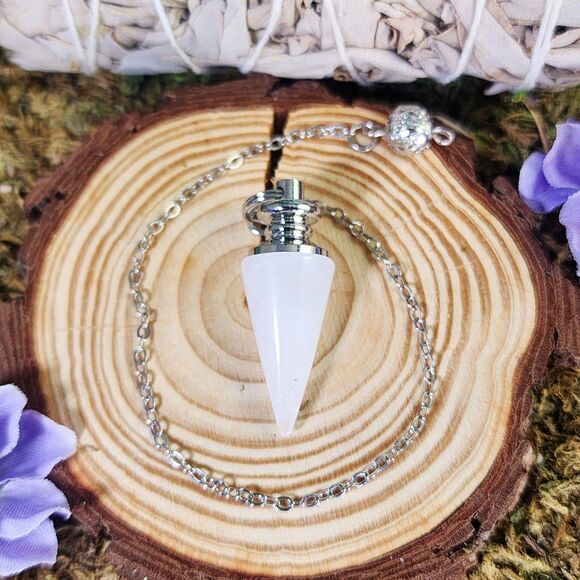Quartz Crystal Fancy Pendulum #6 - Picture 1 of 2